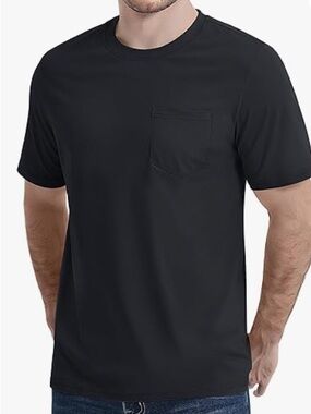Men’s Stafford Pocket Tee - Chocolate Brown - Size M